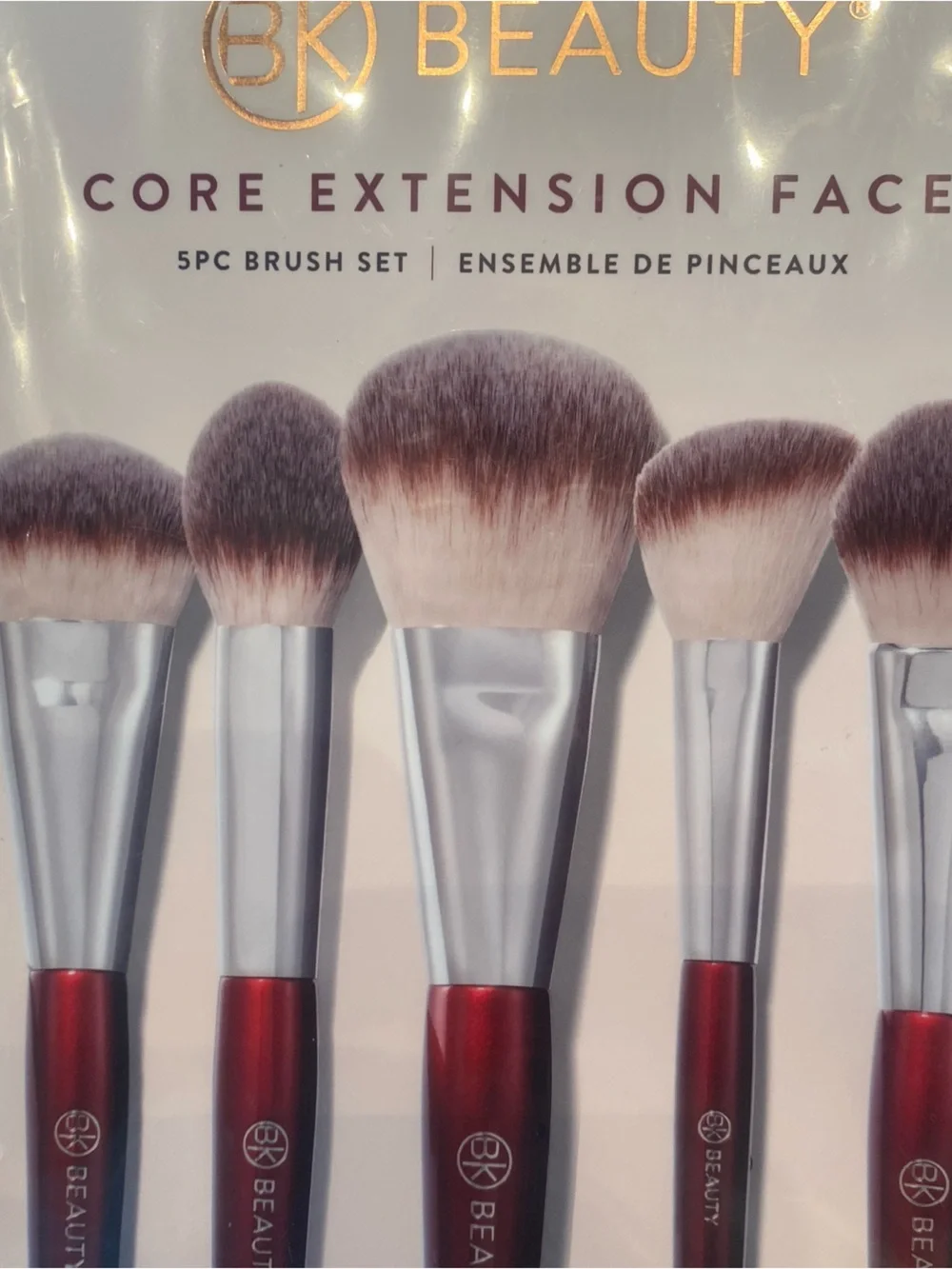 BK Beauty 5-Pc Face Brush Set, Clean Skin Club Wipes/Pads & Brighton Bag Bundle